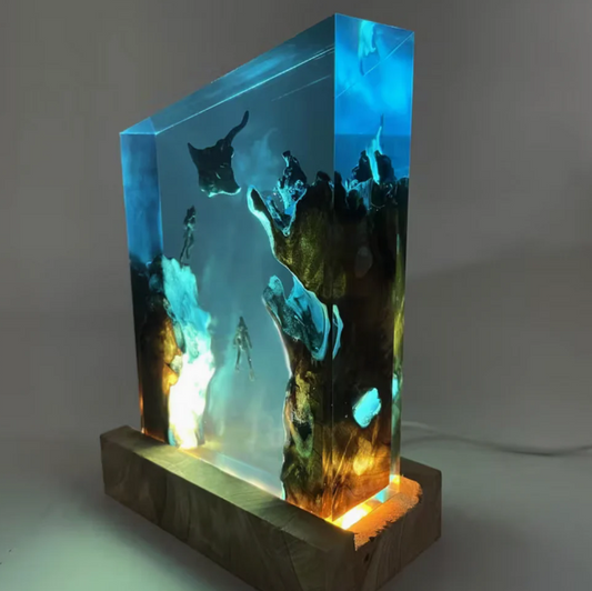 Batfish Resin Lamp